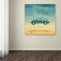 Zaštitni znak likovna umjetnost 'Volkswagen 2' platno umjetnost Marka Ashkenazi