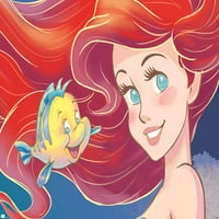 Zidni plakat Mala sirena - Ariel izbliza, 22.375 34