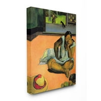 Dekor za kućni rad koji čeka nativne figure klasično slikarstvo platno zidna umjetnost Paul Gauguin
