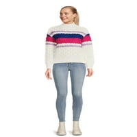 Jane Street, pulover pulovera za vrat s dugim rukavima, srednje težine, veličine XS-XXXL