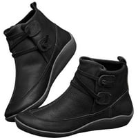 Gležnjače s niskom potpeticom kaubojske čizme za žene patkine čizme radne zimske cipele do gležnja natikače za