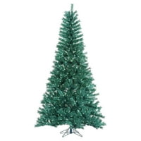 Umjetno božićno drvce od šljokica od zelene zelene boje 6,5'bez pozadinskog osvjetljenja