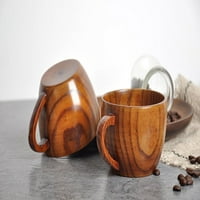 Dengmore šalica nova drvena šalica trupaca ručno rađena prirodno drvo kava čaj piv sok mlijeko šalica za kućnu