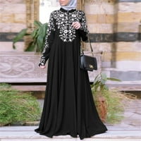 Arapska haljina zlekejiko maxi šiva žene abaya kaftan haljina čipka Jilbab ženska haljina