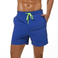 Muške kratke hlače solidne prozračne vodootporne četvrtine hlače plaža kratke hlače brze suhe teretane casual