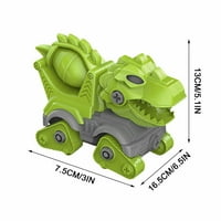 Kayannuo igračke Pojedinosti i rastavljanje sastavljanja dinosaura igračke za inženjering Diy dječje obrazovne