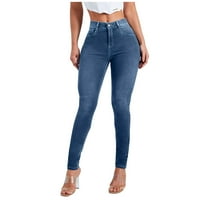 & Prevelike hlače za žene, hlače Pune dužine, traperice, ženske casual sportske duge hlače visokog struka, rastezljive