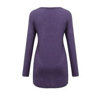 Prinxy Clearces casual labava moda plus slatka gnome grafički pulover za žene za žene s dugim rukavima vrhovi