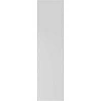 Ekena Millwork 1 8 W 60 H TRUE FIT PVC Tri ploča pridružena je kapci od ploče-n-batten, bijela