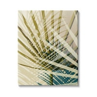 Izražajni raspored tropskih listova ljetnih palmi u Mumbaiju moderna apstrakcija, 20, dizajn Jana Vinstenlija