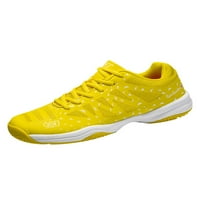 Muške sportske tenisice za trčanje, ženske sportske cipele, udobne cipele za vježbanje, žute 4,5