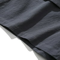 Ljetne kratke hlače s elastičnim strukom Ležerne kratke hlače za plažu široke kratke hlače s džepovima