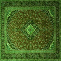 Tradicionalni tepisi u zelenoj boji, 3' Okrugli