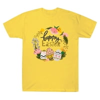 Ženske košulje s natpisom Sretan Uskrs, ljetne modne bluze, vrhovi s okruglim vratom, puloveri s kratkim rukavima,