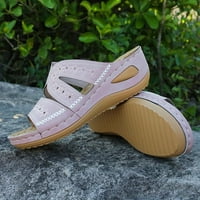 Ženske sandale od ribljih usta u obliku klinova u Više boja, ružičaste 7,5