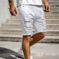 Muške teretne kratke hlače s više džepova, Ležerne jednobojne kratke hlače s remenom, rastezljive radne kratke