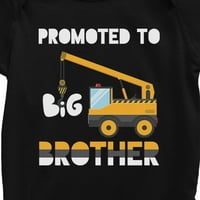 Promoviran u Big Brother Baby najava za bebe bodysuit poklon crni