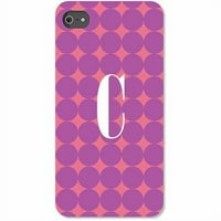 Personalizirana purple polka točkica iPhone futrola