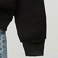 Majica s kapuljačom s popustom za žene svjesne raka dojke majice dugih rukava pulover s okruglim vratom Bluza