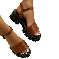_91 _ / ženske sandale na platformi; ženske sandale; modne Ležerne cipele s otvorenim prstima; sandale na platformi