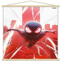 Spider-Man: miles Morales - padajući Zidni plakat s drvenim magnetskim okvirom, 22.37534