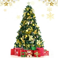 Gyma 7. podnožje unaprijed osvijetljeno božićno drvce umjetno božićno drvce s ukrasima