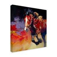 Zaštitni znak likovna umjetnost 'Freedom Horse' Canvas Art od Julie T. Chapman