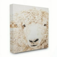 Studell Home Decor Sheep Portret Farm Slikanje životinja Slikanje platna zidna umjetnost Diana Fifer