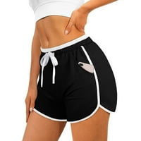 Ženske sportske kratke hlače Ženske kratke hlače za trčanje sportske hlače s elastičnim pojasom kratke hlače s