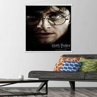 Hari Potter i Darovi smrti: zidni poster Hari Potter i Darovi smrti na jednom listu s drvenim magnetskim okvirom,