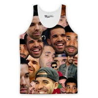 Majica s grafičkim uzorkom kao Drakeov kolaž