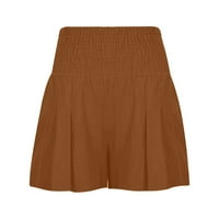 Ženske kratke hlače donje rublje ljeto Plus veličina modne ženske ljetne jednobojne Ležerne elastične kratke hlače