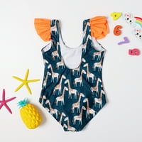 Rasprodaja kupaćih kostima za malu djecu, jednodijelni kupaći kostimi za jelene iz crtića za djevojčice, kupaći