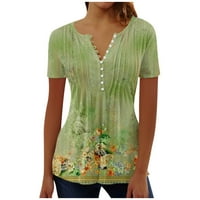 Majice za žene u donjem rublju, elegantni cvjetni Print za skrivanje trbuha, gornji dio tunike, Ležerne majice