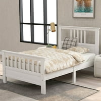 Irene Irenent platforma krevet drvena kreveta s uzglavljenim pločama za podloge za drva madrac temelj dvostruke
