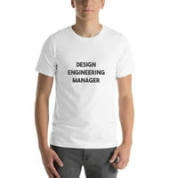 2XL dizajnirani inženjerski menadžer Bold majica majica s kratkim rukavima pamučna majica prema nedefiniranim