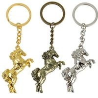 Držač za ključeve u paketima jednostavan za nošenje, boje visoke tvrdoće, privjesak za ključeve u obliku konja,