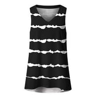 Ljeto Jesen Ženske majice Rasprodaja ispod $ ženske ljetne Casual majice bez rukava s izrezom i printom u obliku