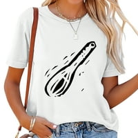 Ženska majica s grafičkim printom s kratkim rukavima u A-listi-Šik ljetni top s osobnošću