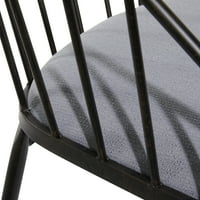 Moderne stolice za blagovanje u Crnom metalu 97 21