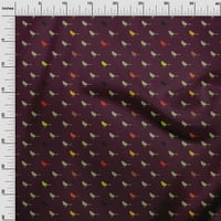 Pamučna tkanina za ptice s umjetničkim printom, tkanina za šivanje širine inča
