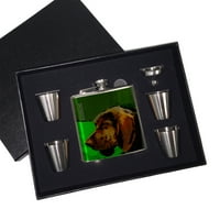 Kuzmark oz. Set tikvica od nehrđajućeg čelika u crnoj boji s likom stripa Beau Bloodhound