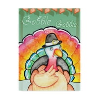 Zaštitni znak likovne umjetnosti 'Gobble Gobble' platno umjetnost Valarie Wade