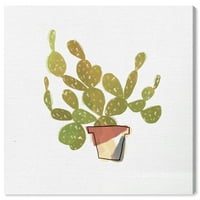 Wynwood Studio ispisuje zečeve uši Cactus cvjetni i botanički botanički proizvodi zidno umjetničko platno print