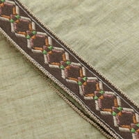 Modne muške tradicionalne lanene košulje, ležerni vrhovi kratkih rukava i dekoltea u obliku slova U, široka bluza-bež