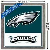 Philadelphia Eagles - Poster zida logotipa, 14.725 22.375