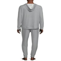 Muški set odjeće za spavanje s kapuljačom od raglana i joggera, veličine od $ 2, muška pidžama