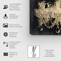Lusteri Wynwood Studio Mode and Glam Wall Art Otisci za lusteri Zlatni luster - zlato, crno