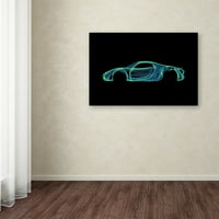 Zaštitni znak likovna umjetnost 'Porsche Spyder' platno umjetnost Octavian Mielu