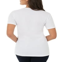 Ženska majica kratkih rukava s kratkim rukavima u obliku slova 2, Pakiranje